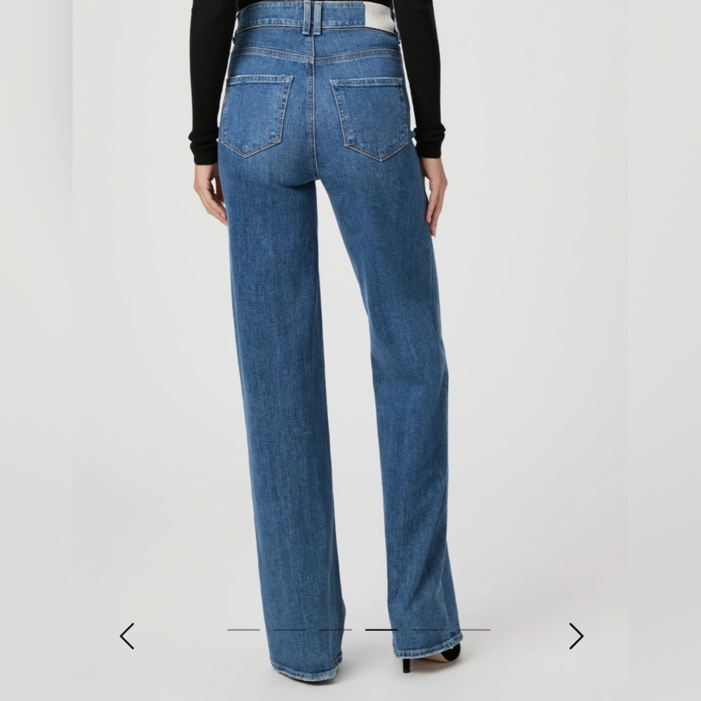 NWT Paige Sasha Wide Leg Jeans - Picture 3 of 6